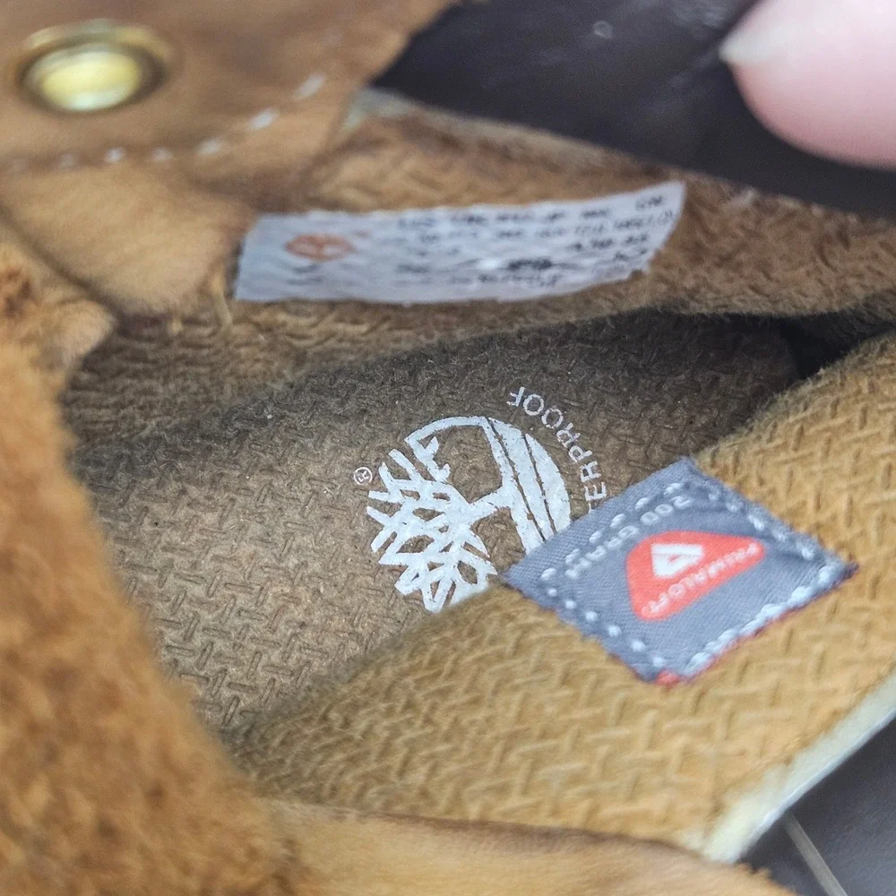 Timberland 12809 Toddler 12M Wheat Nubuck Leather 6 Inch Premium Waterproof Boot
